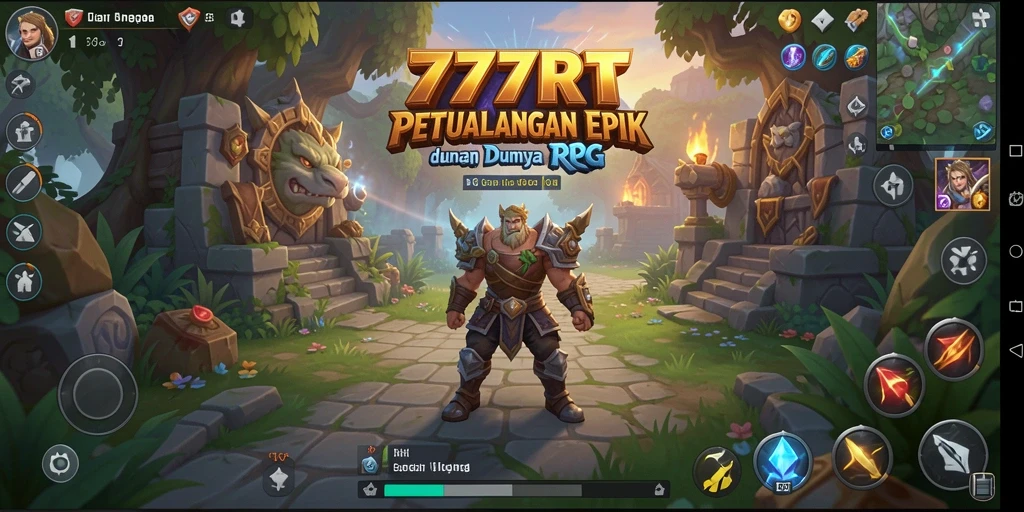 Tampilan gameplay RPG di 777RT yang menakjubkan dan penuh aksi.