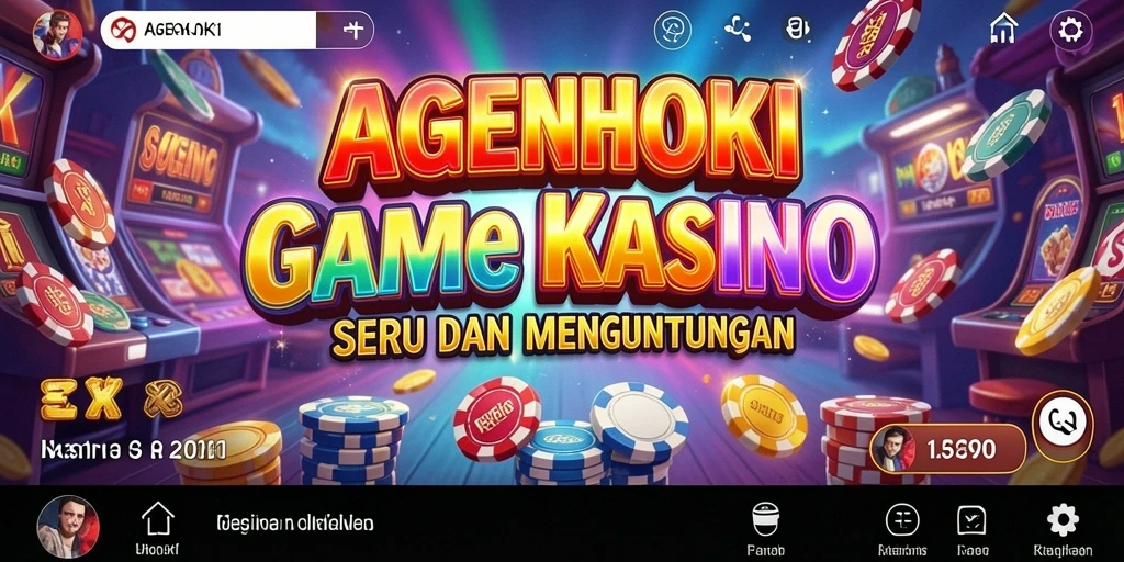 Tampilan gameplay seru AGENHOKI di layar ponsel.