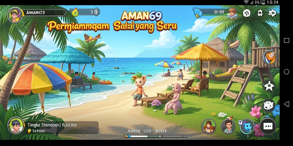 Gameplay AMAN69 yang seru dan menghibur, cocok untuk semua usia.