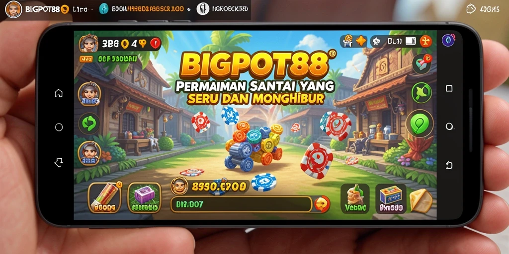 Tampilan gameplay BIGPOT88 yang mengasyikkan dan penuh warna.
