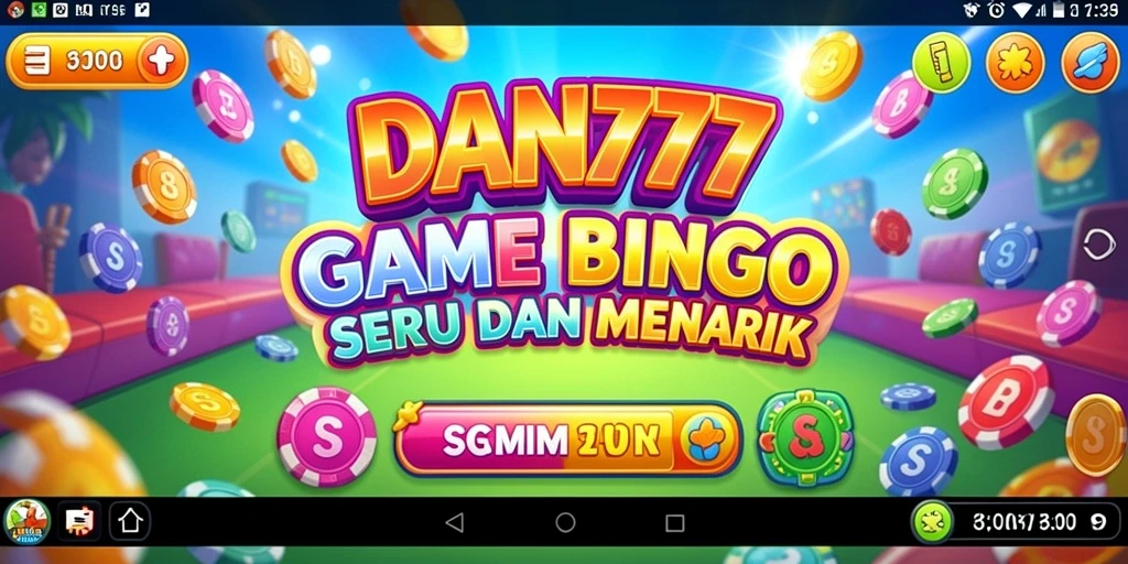Tangkapan layar utama DAN777 menampilkan gameplay seru permainan Bingo.