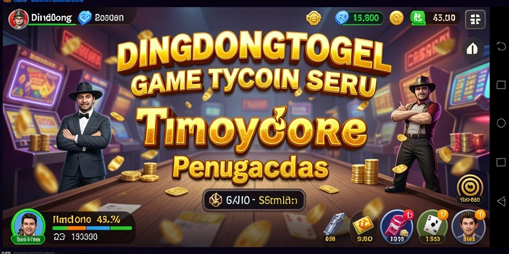 Screenshot gameplay DINGDONGTOGEL yang menunjukkan strategi bisnis.