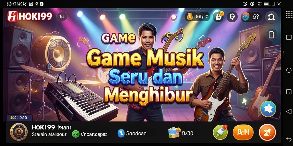Tampilan gameplay seru HOKI99 dengan berbagai pilihan lagu.