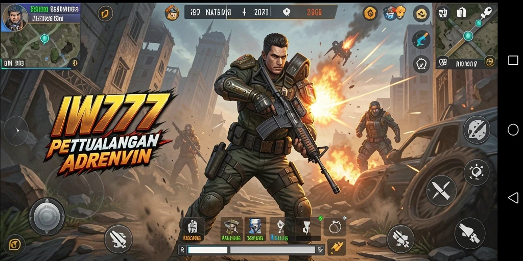 Tampilan gameplay IW777 yang mendebarkan dan penuh aksi.