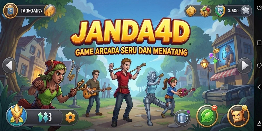 Screenshot gameplay JANDA4D yang menampilkan aksi seru.