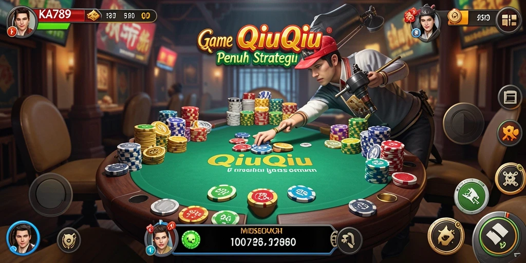 Tampilan menarik gameplay KA789 saat bermain QiuQiu.