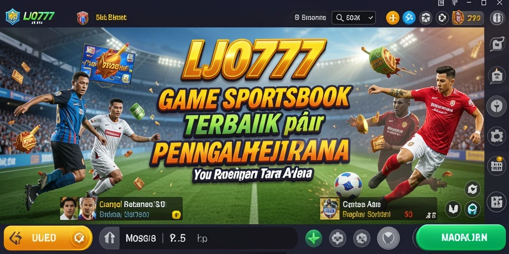 Screenshot LJO777 menampilkan fitur taruhan olahraga yang menarik.