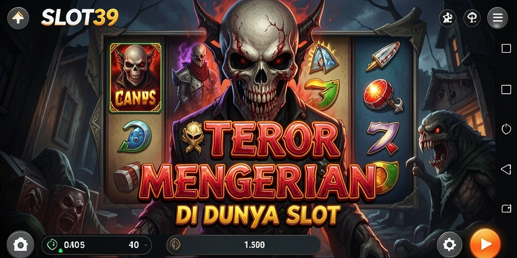 Screenshot menampilkan gameplay SLOT39 yang menegangkan dan mencekam.
